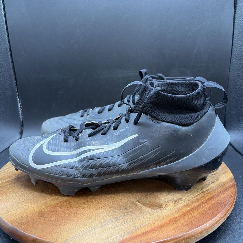 Nike Air Zoom Vapor Pro 1 Men Size 9.5 Football Cleats Black Shoes FB3298-002